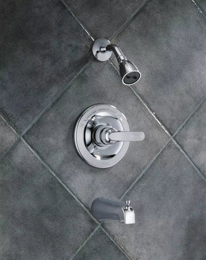 Delta Faucet Foundations One Handle Single Function Bathtub & Shower Faucet in Chrome (Trim Only)