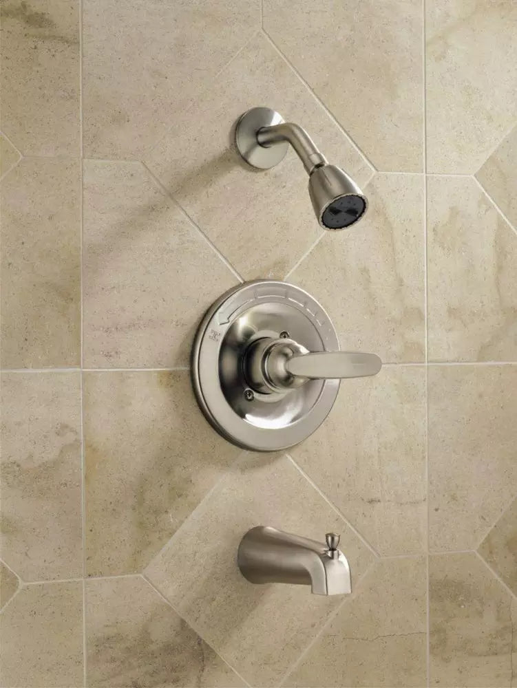 Delta Faucet Foundations One Handle Single Function Bathtub & Shower Faucet in Chrome (Trim Only)