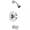 Delta Faucet Foundations One Handle Single Function Bathtub & Shower Faucet in Chrome (Trim Only)