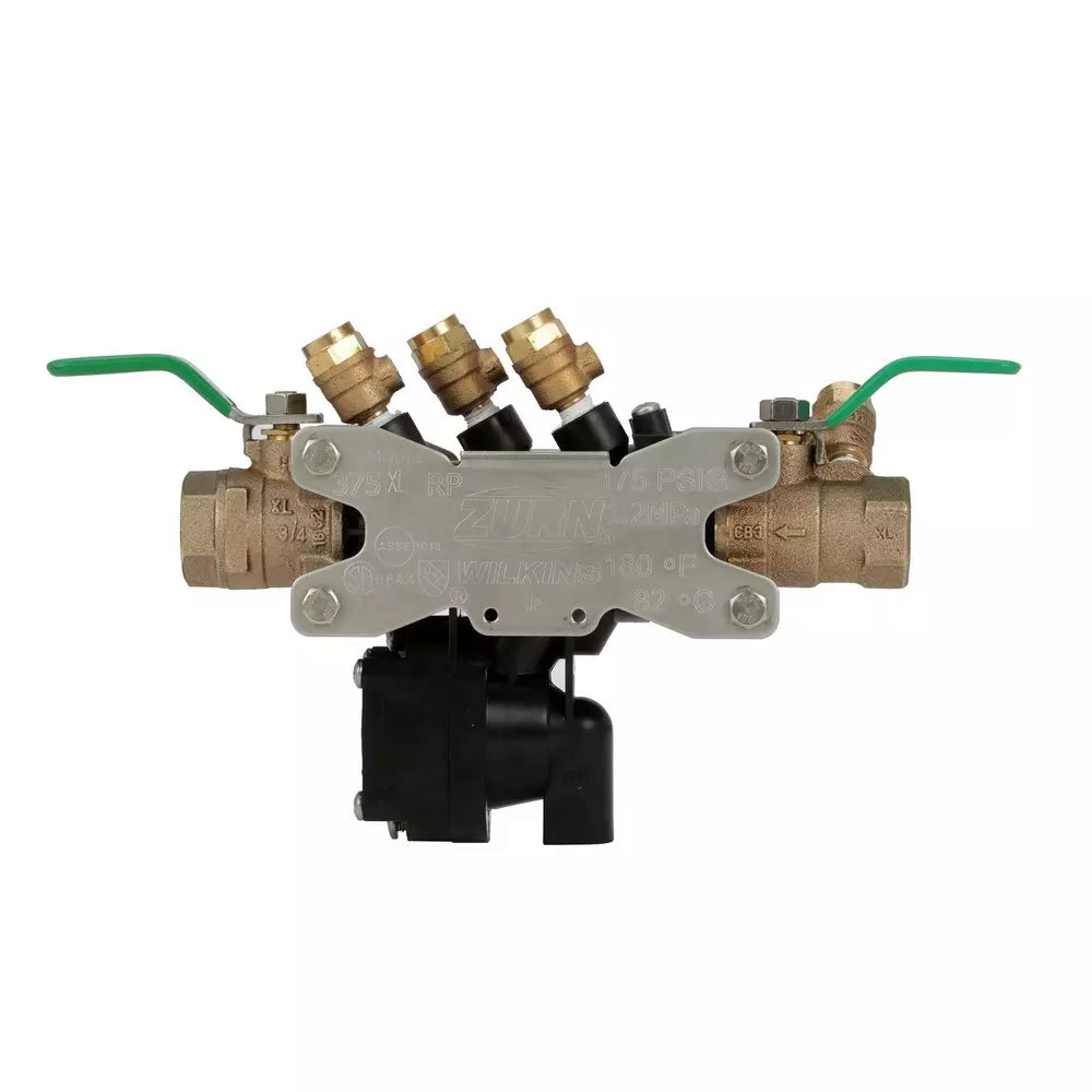 Backflow Device - WILKINS REGULATOR - 3/4 in Reinforced Nylon Flanged Reduced Pressure Principle Assembly with Quarter-Turn Ball Valves