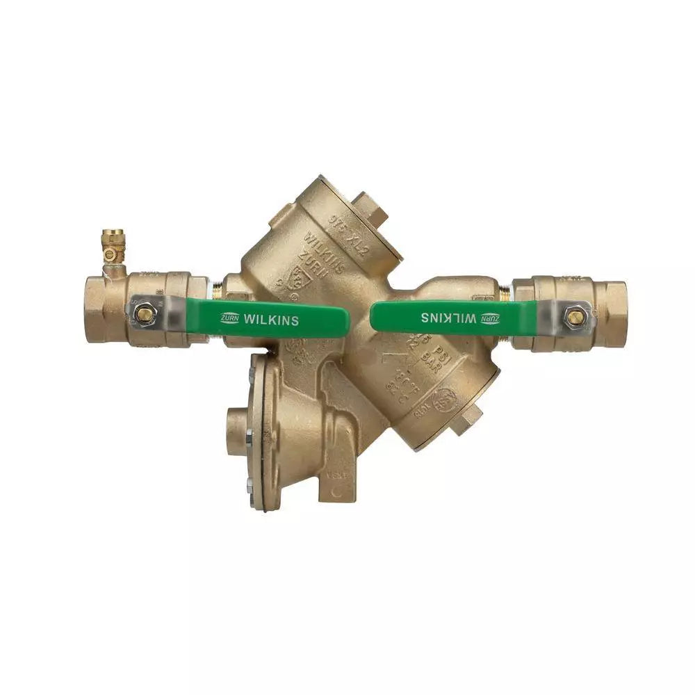 Backflow Device - WILKINS REGULATOR - 1-1/2 in Bronze FPT Reduced Pressure Principle Assembly with Quarter-Turn Ball Valves