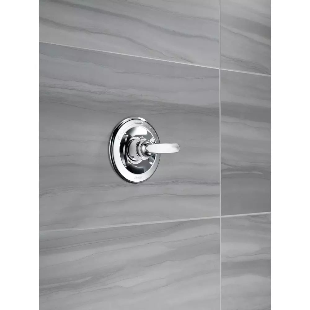 Tub Spout - DELTA FAUCET CO - Single Handle Pressure Balancing Valve Trim in Chrome