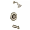 Moen Eva One Handle Single Function Bathtub & Shower Faucet in Brushed Nickel (Trim Only)