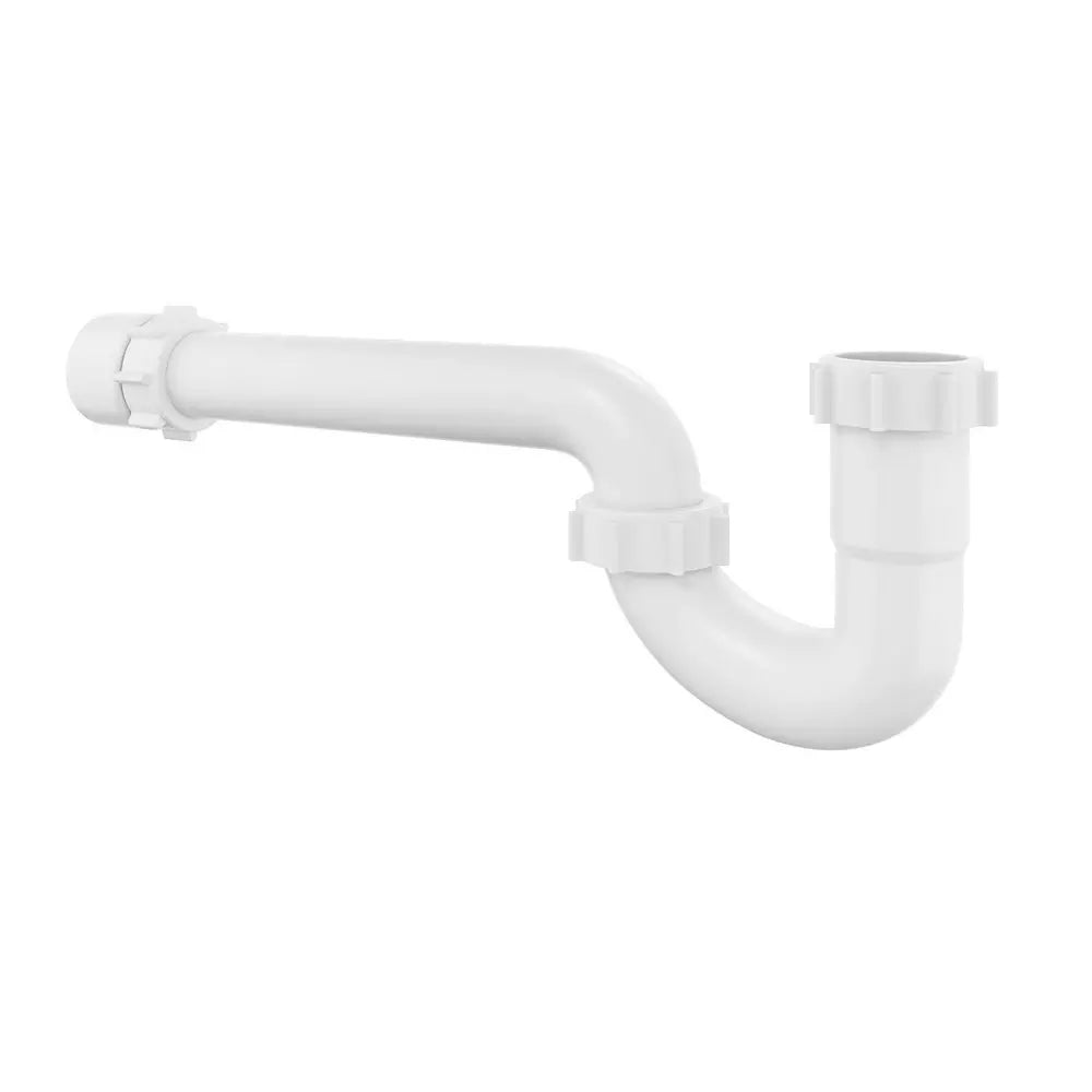 PROFLO 100 Series 1-1/2 in. Plastic Slip Joint Tubular P-Trap in White
