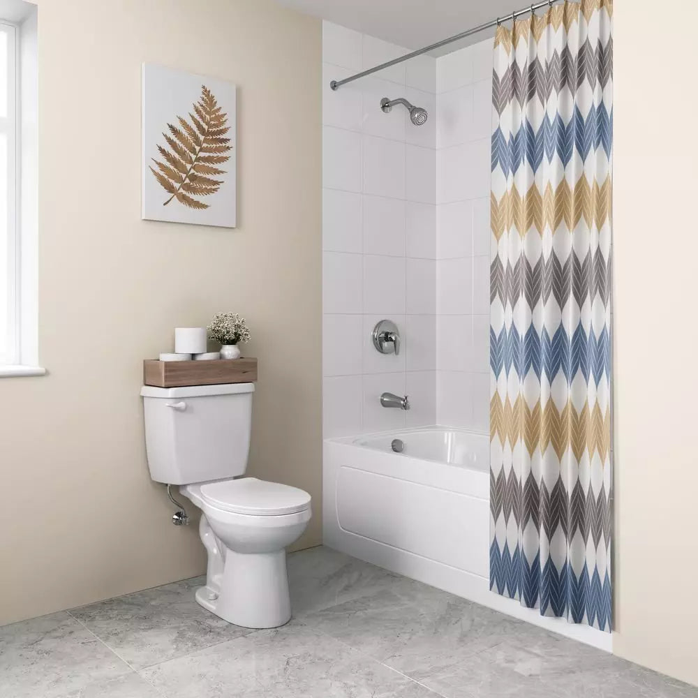 Tub Spout - PROFLO - One Handle Single Function Bathtub & Shower Faucet in Chrome (Trim Only)