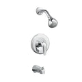 Tub Spout - PROFLO - One Handle Single Function Bathtub & Shower Faucet in Chrome (Trim Only)