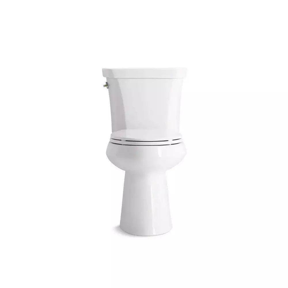 KOHLER Brevia Quick-Release Elongated Closed Front Toilet Seat in White