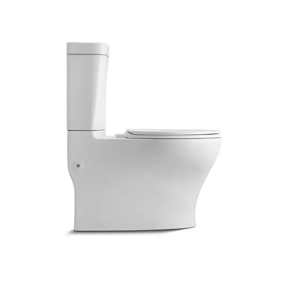KOHLER Brevia Quick-Release Elongated Closed Front Toilet Seat in White