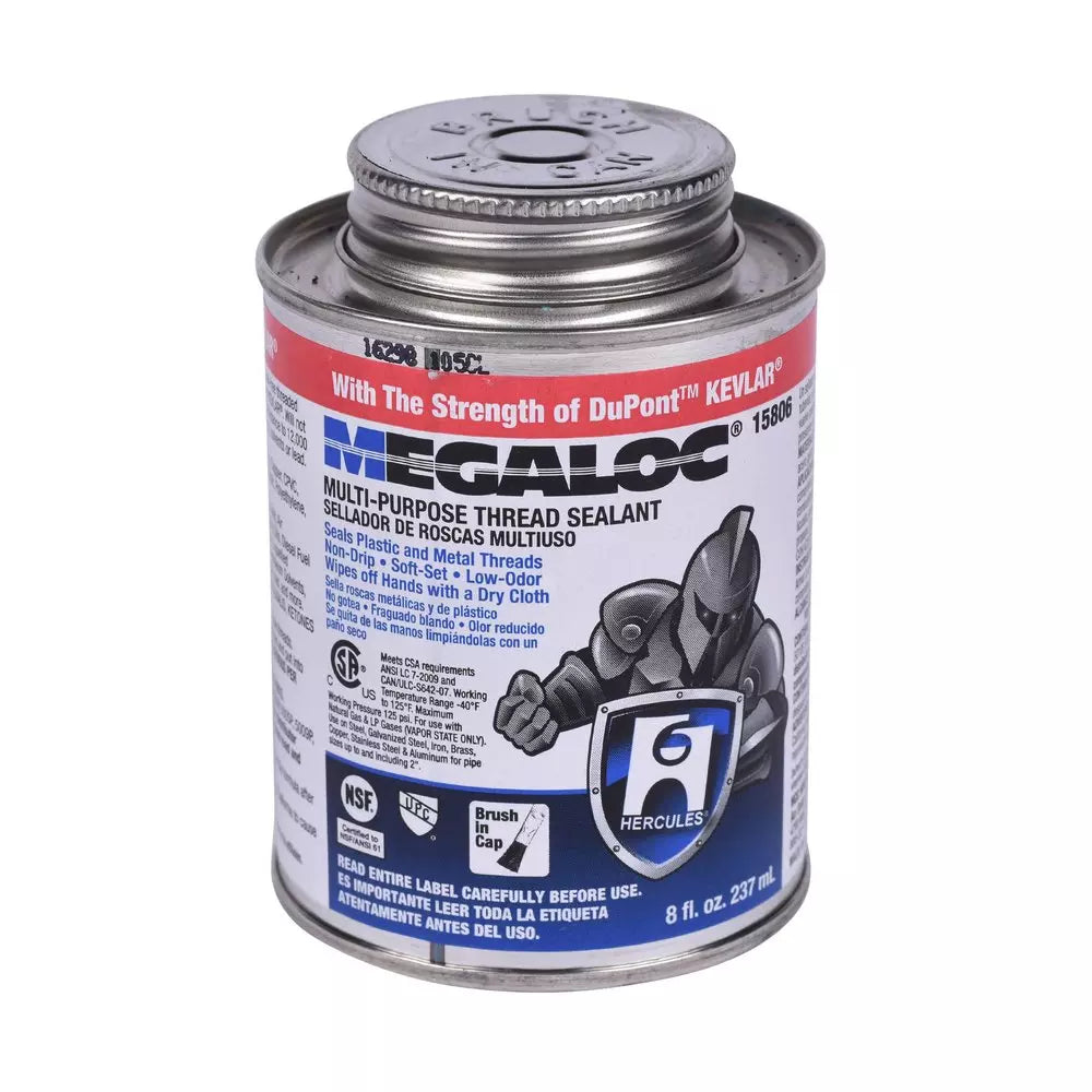 Hercules Megaloc 8 oz. Blue Thread Sealant