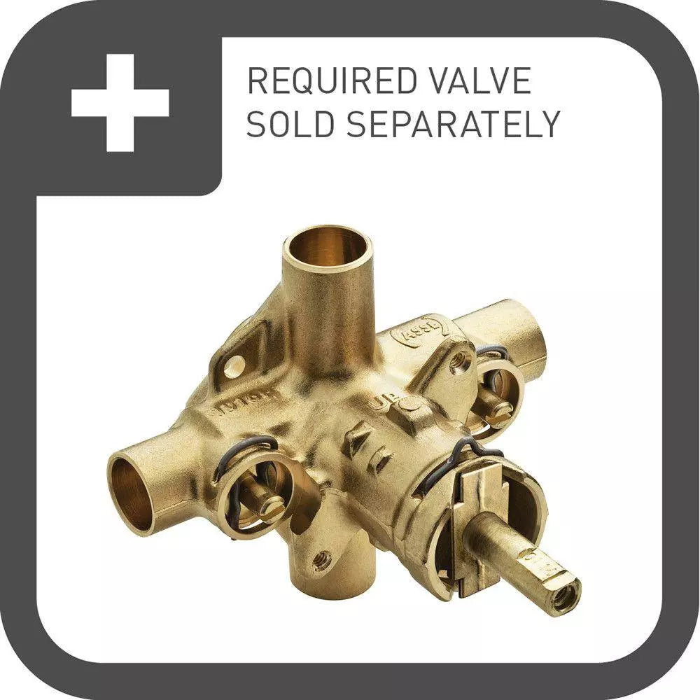 Tub Spout MOEN INC - Single Handle Diverter Valve Trim in Chrome