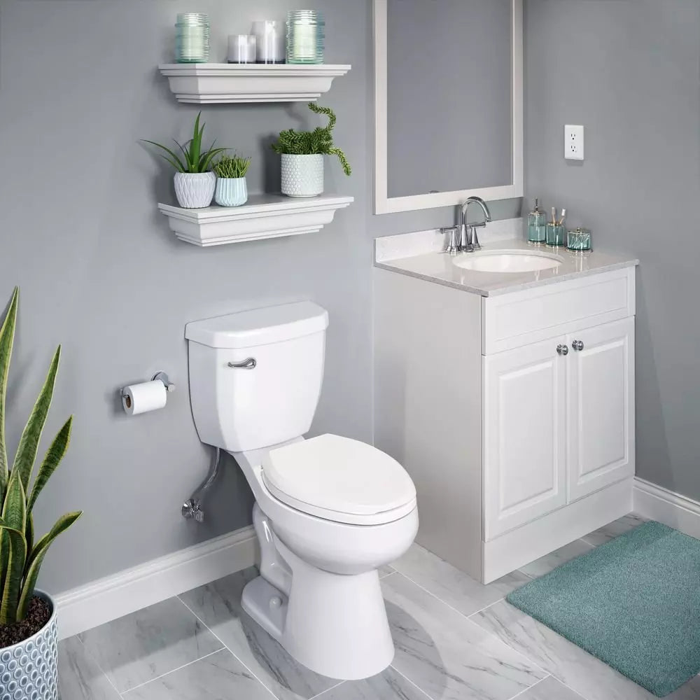 PROFLO Calhoun Comfort Height Elongated Toilet Bowl in White