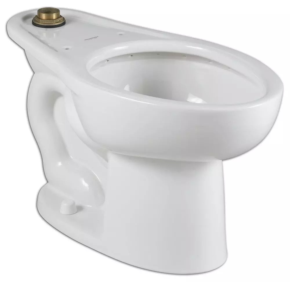 American Standard Madera Elongated Toilet Bowl with Top Spud in White
