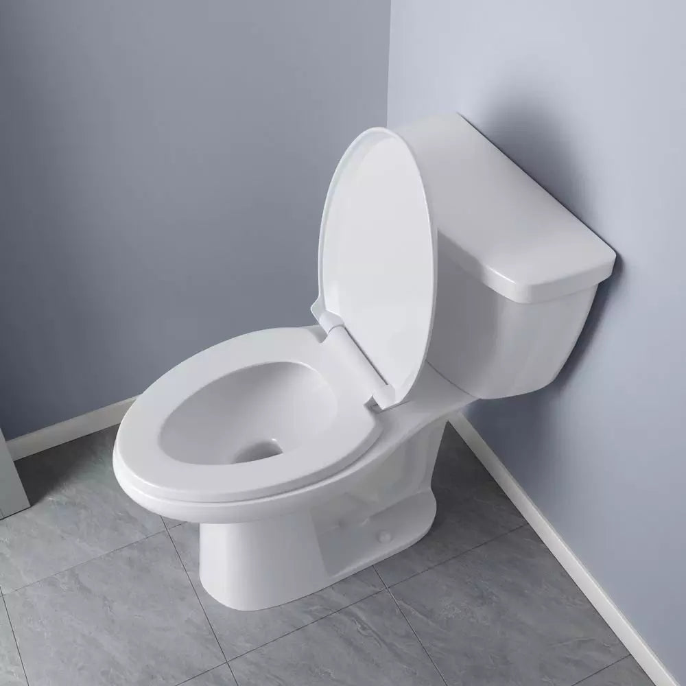 PROFLO Crisson Elongated Slow Close Toilet Seat with Easy Clean White