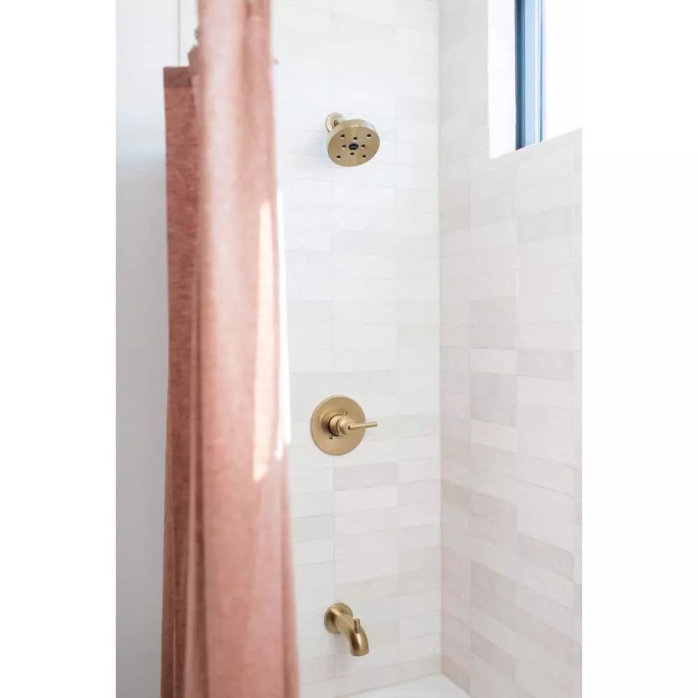 Delta Faucet Trinsic One Handle Single Function Bathtub & Shower Faucet in Brilliance Champagne Bronze (Trim O