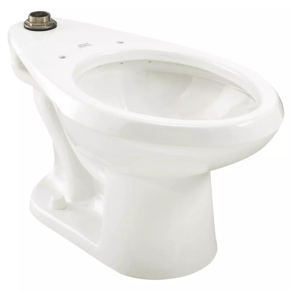 American Standard Madera Elongated Toilet Bowl with Top Spud in White