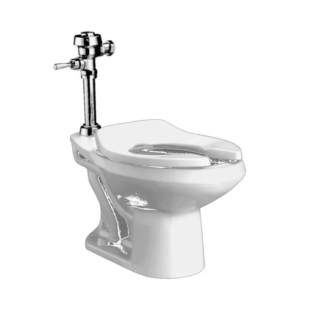 American Standard Madera Elongated Toilet Bowl with Top Spud in White