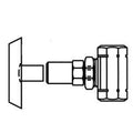 Angle Stop Valve - MCGUIRE MANUFACTURING - 1/2 in Loose Key Handle Straight Supply Stop Valve in Polished Chrome