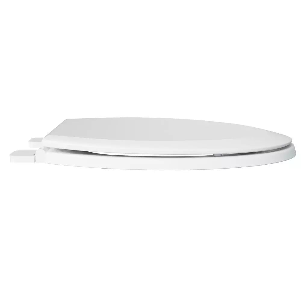 PROFLO Greenwood Elongated Closed Front Toilet Seat with Cover in White