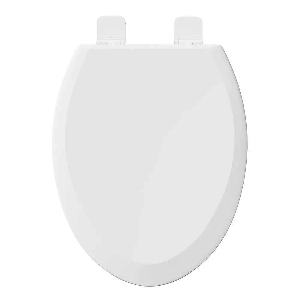 PROFLO Greenwood Elongated Closed Front Toilet Seat with Cover in White
