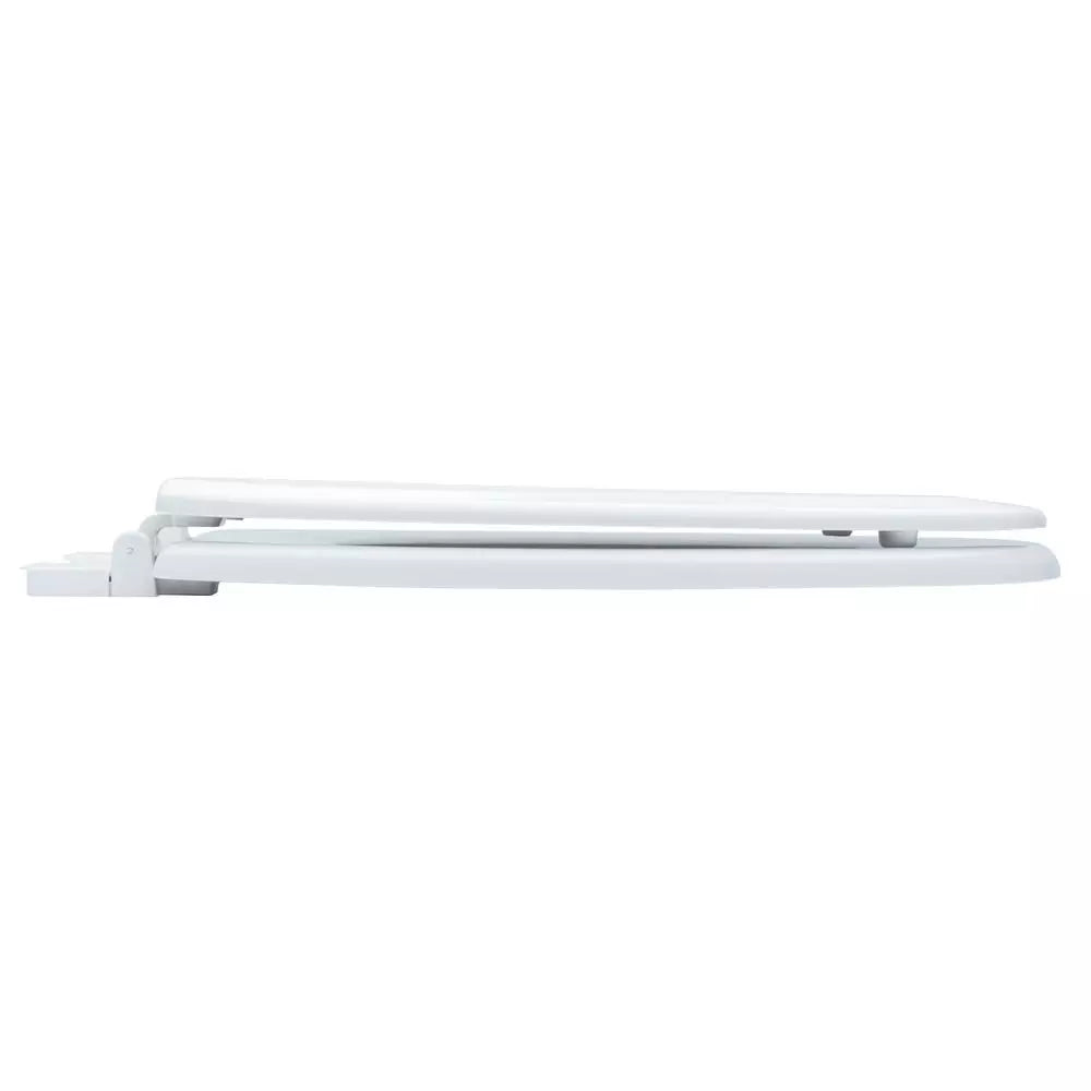 PROFLO Greenwood Elongated Closed Front Toilet Seat with Cover in White
