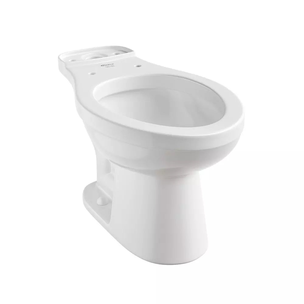 PROFLO Jerritt Standard Height Elongated Toilet Bowl in White