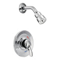 Shower Arm + Flange - MOEN - CLEVELAND - Single Handle Shower Faucet in Chrome (Trim Only)
