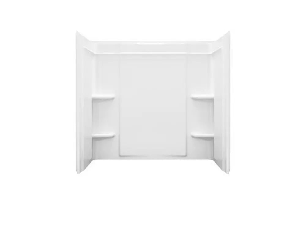 Sterling Ensemble Medley 60 x 32 x 56-1/4 in. Tub & Shower Wall Set in White