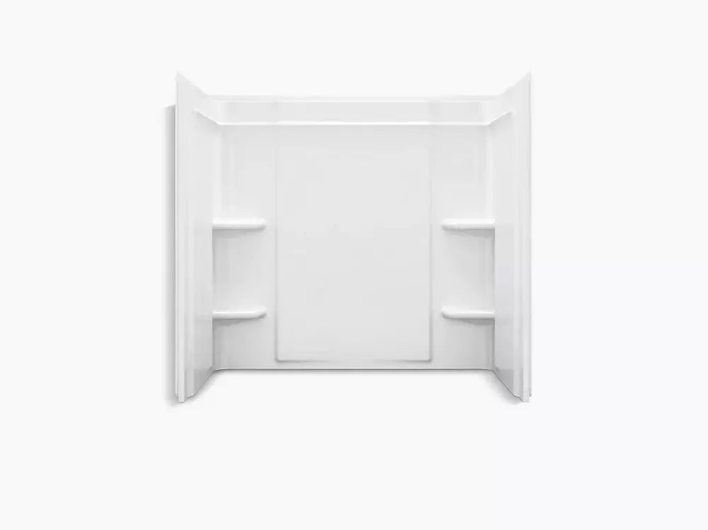Sterling Ensemble Medley 60 x 30 x 73 in. Tub & Shower Wall Set in White