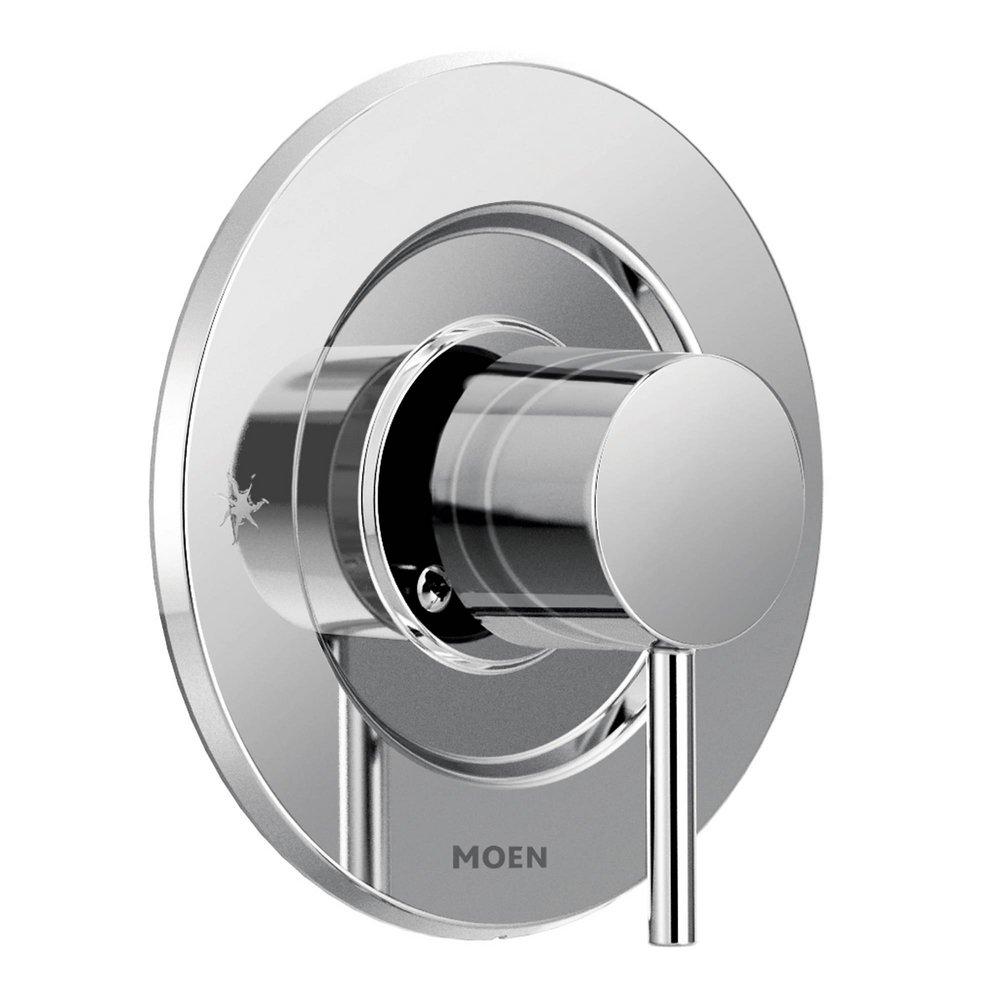 Tub Spout - MOEN INC - Single Handle Pressure Balancing Valve Trim in Chrome