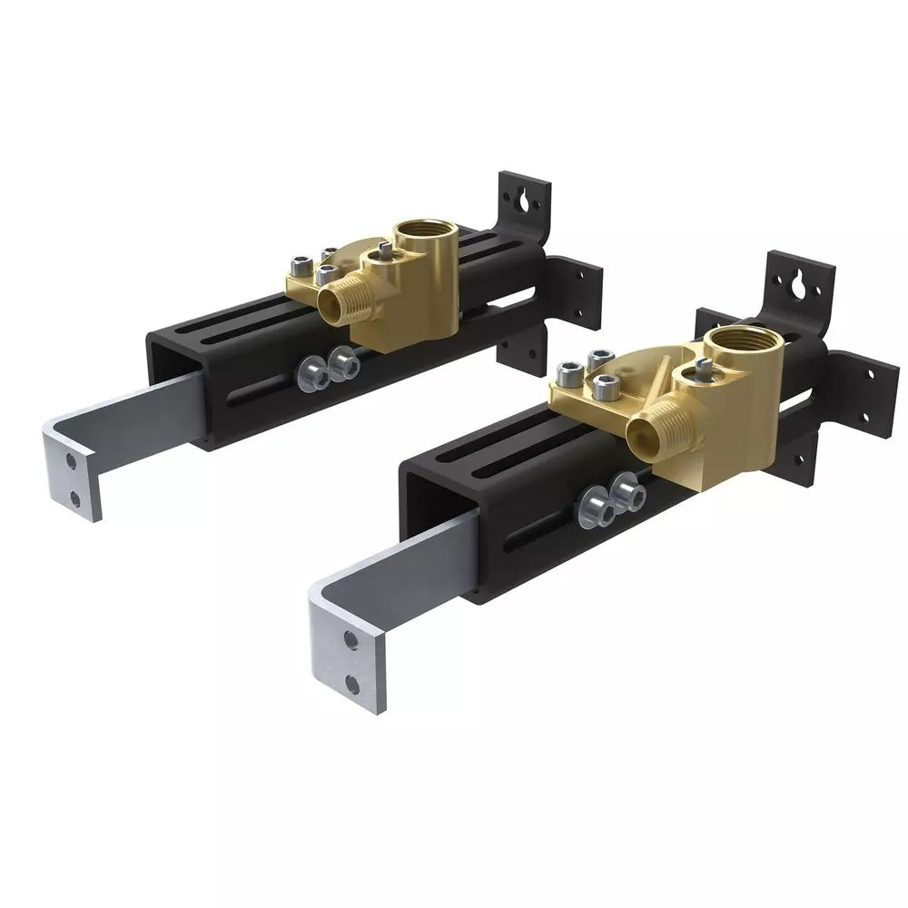 Moen M-Pact 1/2 in. Double Riser Floor Mount Tub Filler Mounting System
