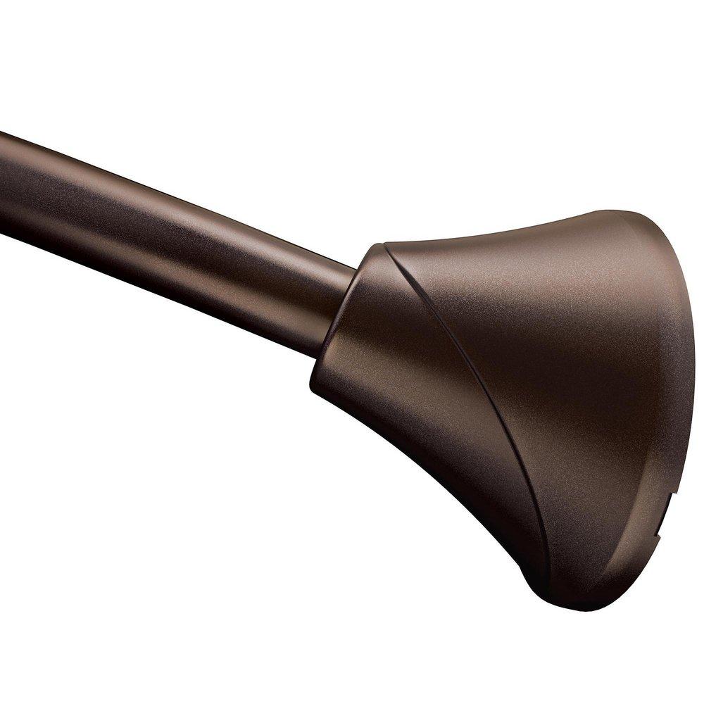 Bath Accessory - MOEN INC - 60 in. Adjustable Tension Curved Shower Rod in Old World Bronze