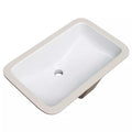 PROFLO Norris 21 in. Undermount Rectangular Vitreous China Bathroom Sink in White