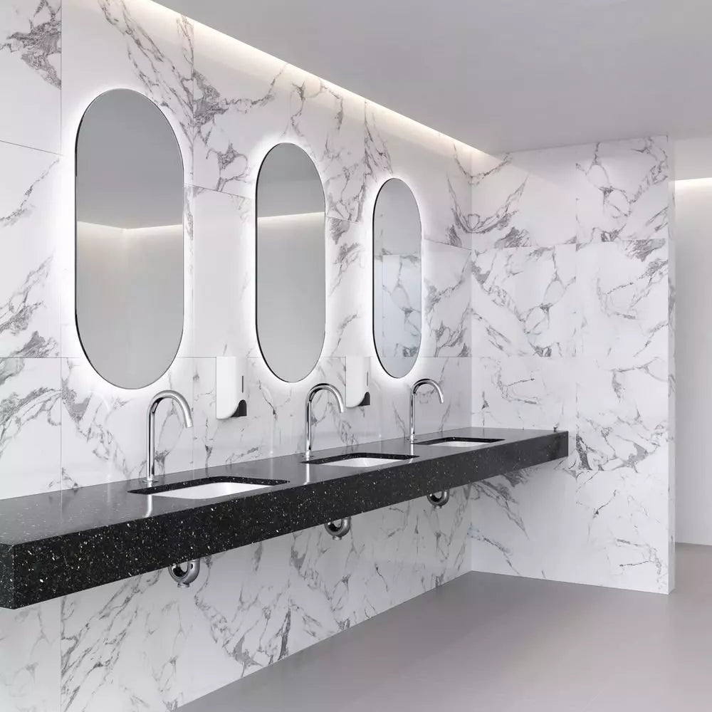 PROFLO Norris 21 in. Undermount Rectangular Vitreous China Bathroom Sink in White