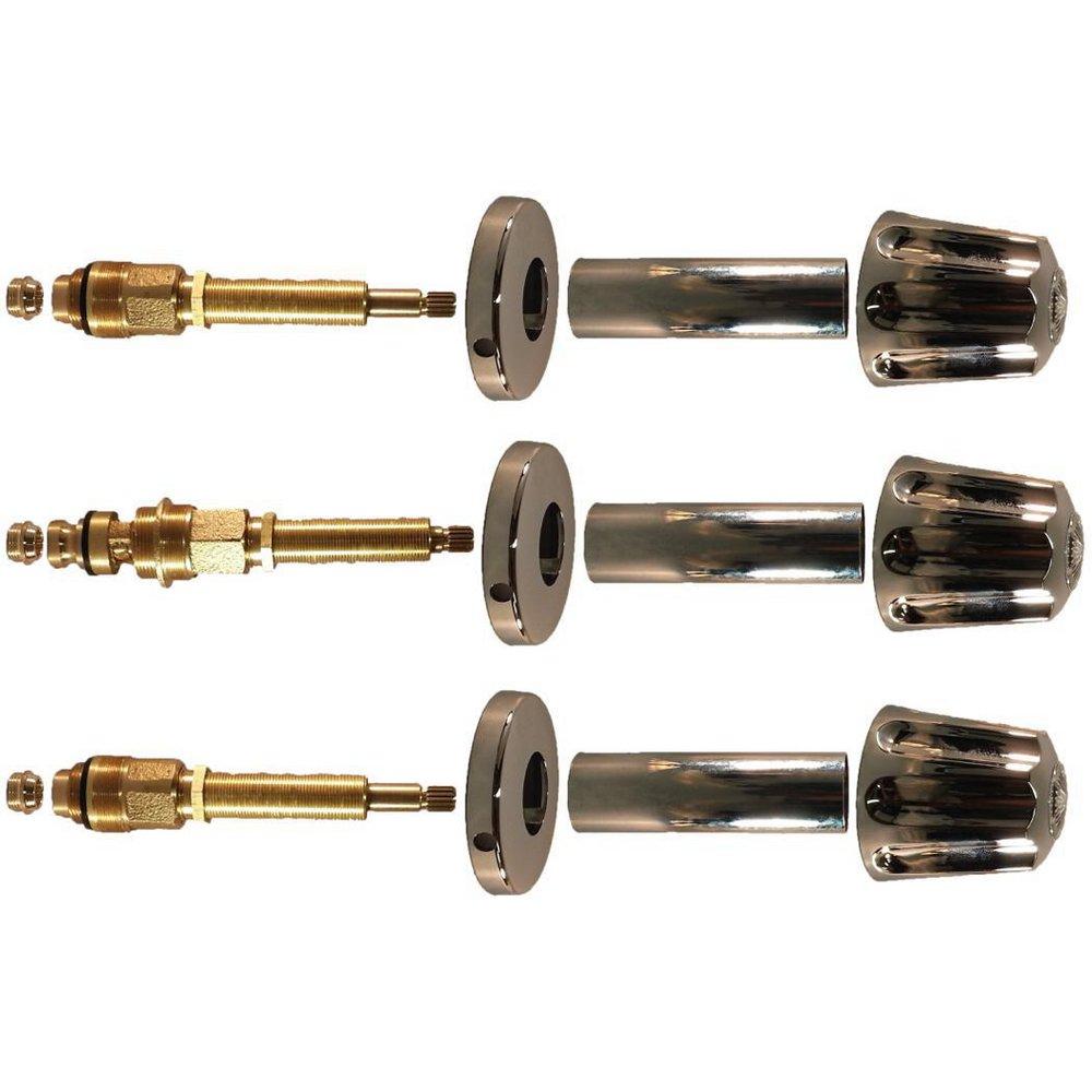 Faucet Handle - @LINCOLN PRODUCTS - Metal Handle Kit in Polished Chrome