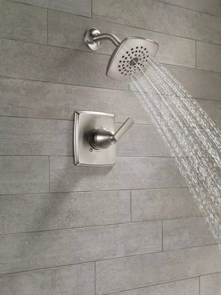Delta Faucet Ashlyn One Handle Single Function Shower Faucet in Brilliance Stainless (Trim Only)