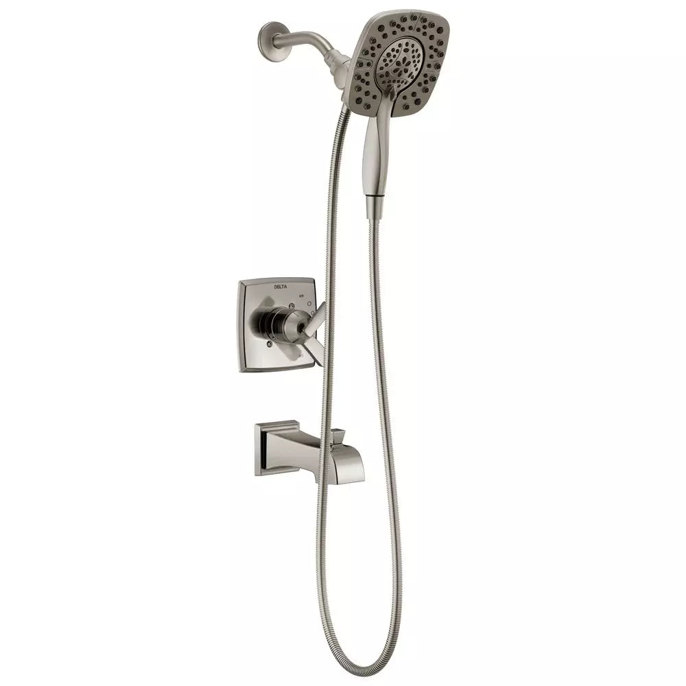 Delta Faucet Ashlyn Single Handle Dual Function Bathtub & Shower Faucet in Brilliance Stainless (Trim Only)