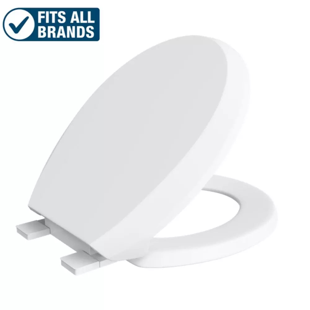 PROFLO Crisson Round Slow Close Toilet Seats with Easy Clean White