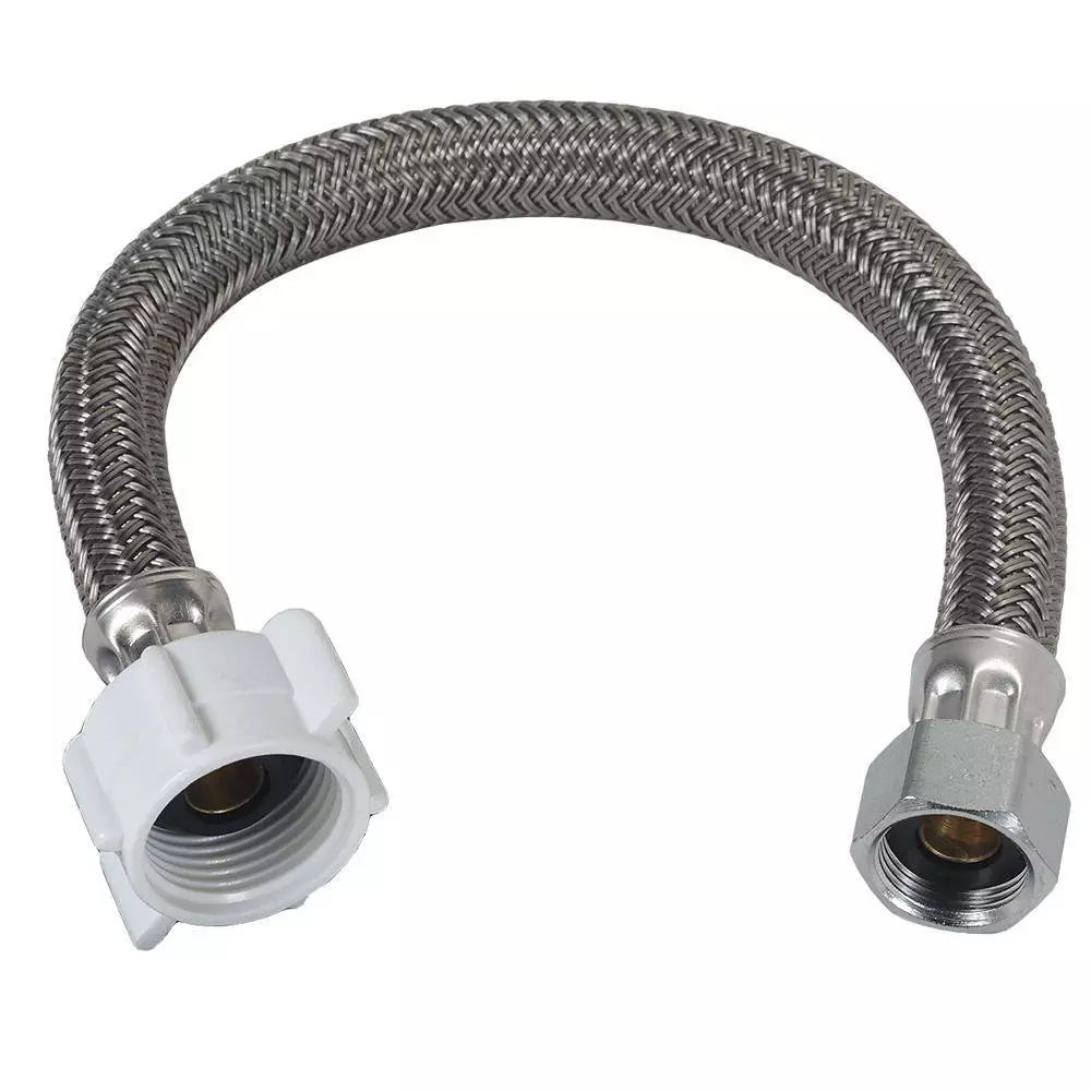 Toilet Supply Line - PROFLO® PFX146 3/8 in. Compression x 7/8 in. x 12 in. PVC Toilet Flexible Water Connector