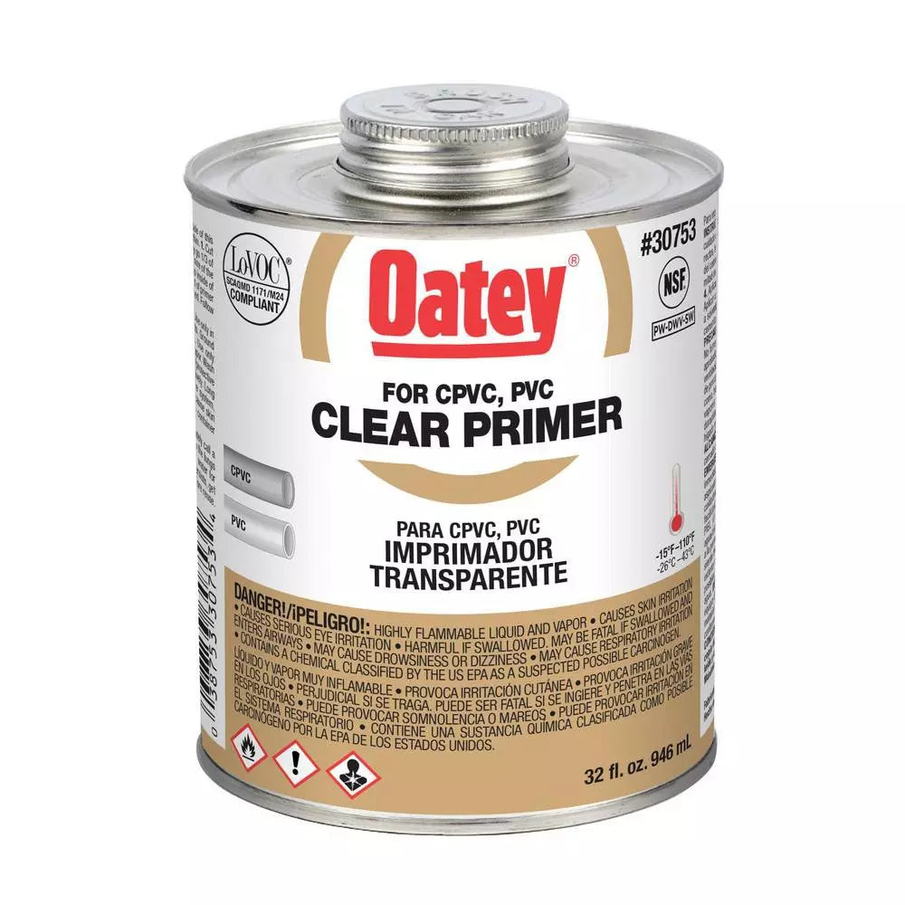 Oatey 32 oz. PVC Clear Primer