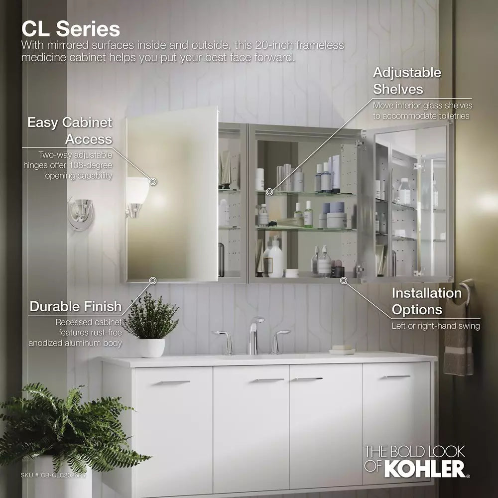 KOHLER 20 in. X 26 in. Medicine Cabinet