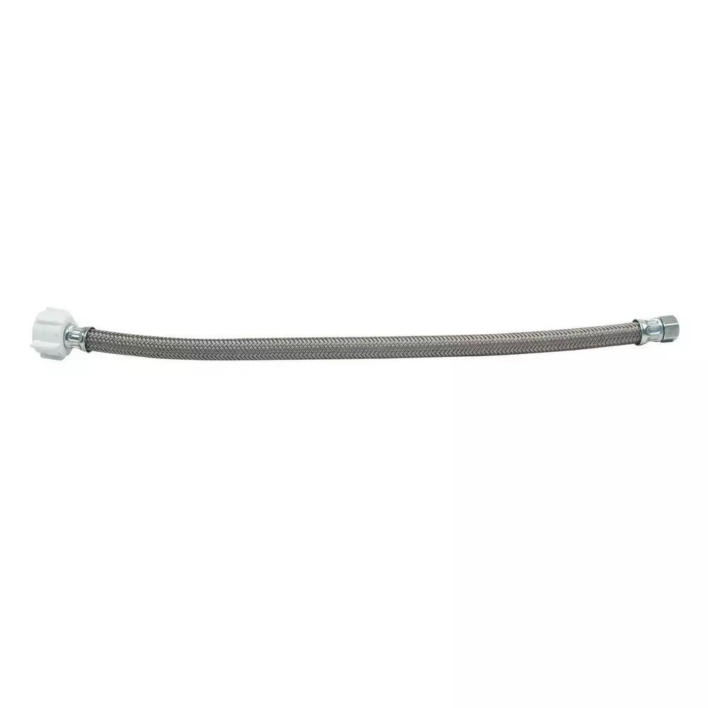 BrassCraft Speedi Plumb PLUS 3/8 x 7/8 x 16 in. Braided PVC Toilet Flexible Water Connector