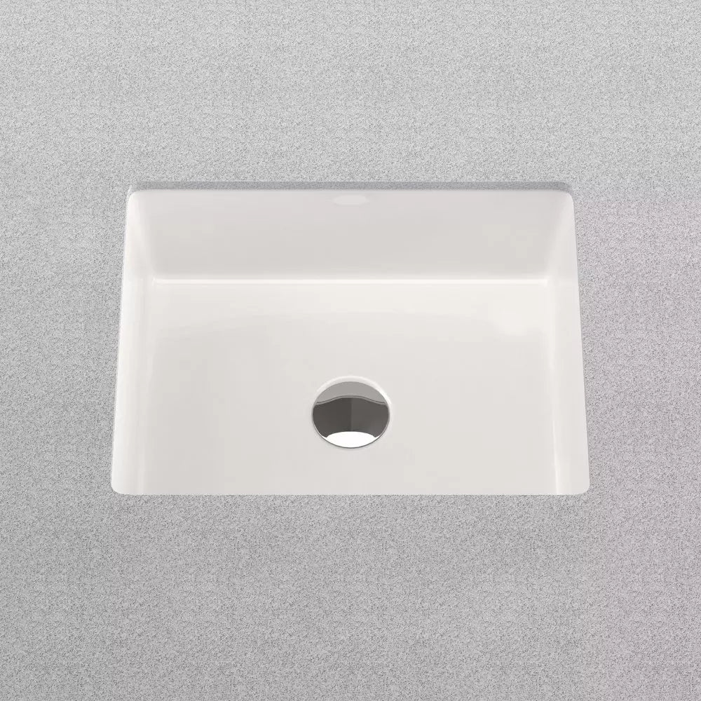 PROFLO Stedman 19-7/8 in. Undermount Rectangular Vitreous China Bathroom Sink in White