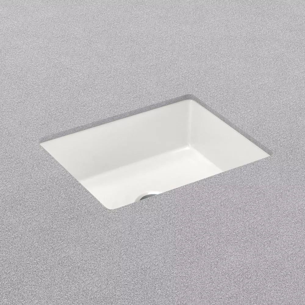 PROFLO Stedman 19-7/8 in. Undermount Rectangular Vitreous China Bathroom Sink in White