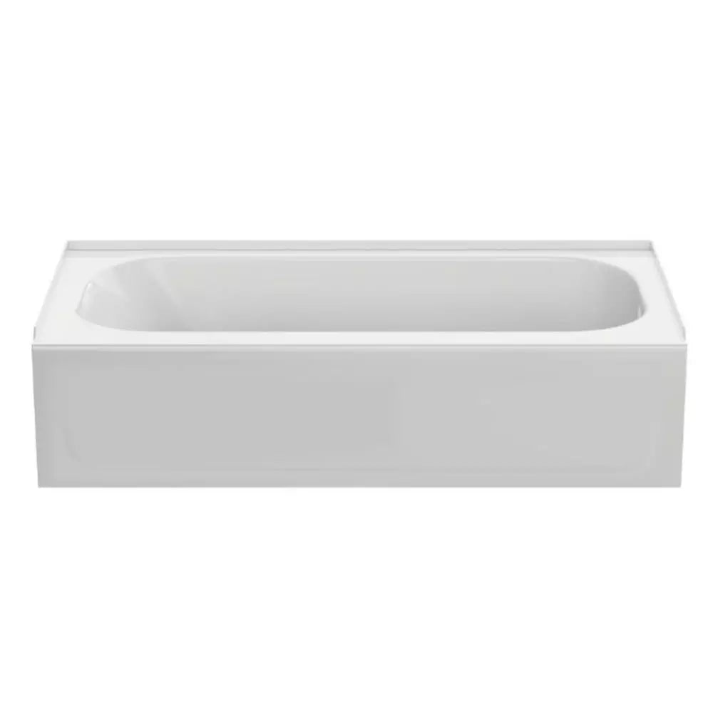 PROFLO Folsom 60 in. x 30 in. Soaker Alcove Bathtub with Left Drain in White