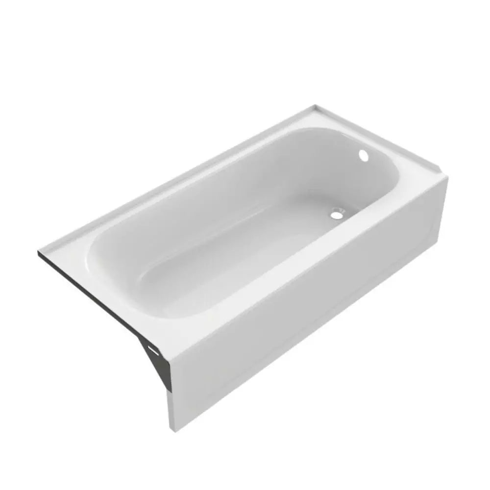 PROFLO Folsom 60 in. x 30 in. Soaker Alcove Bathtub with Right Drain in White