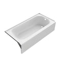 PROFLO Folsom 60 in. x 30 in. Soaker Alcove Bathtub with Right Drain in White