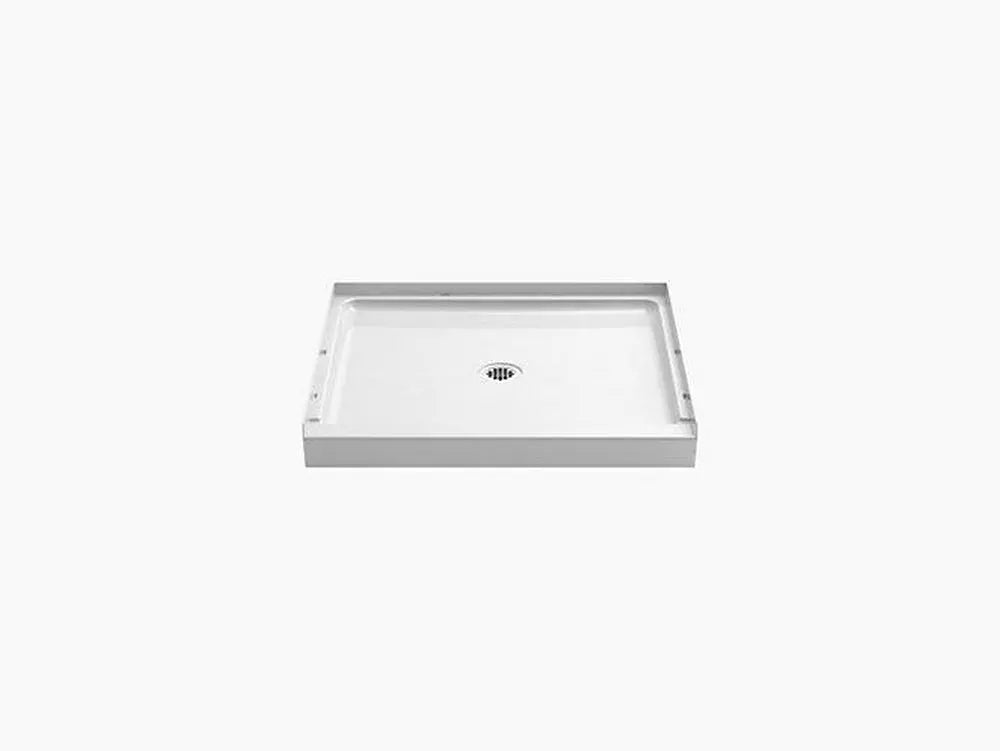 Sterling Guard+ 60 x 34 in. Shower Base with Center Drain in White