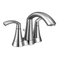 Moen Glyde Two Handle Centerset Bathroom Sink Faucet in Chrome