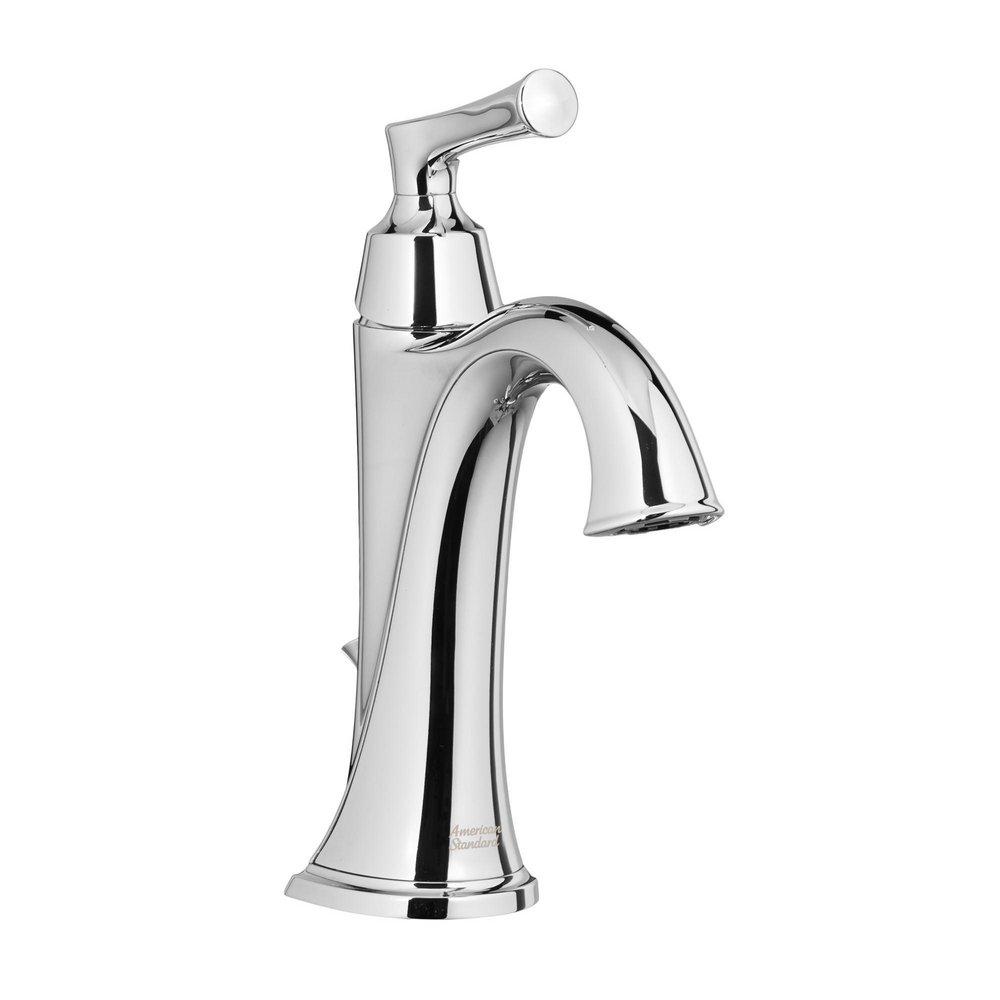 Bathroom Faucet - AS AMERICA INC - Single Handle Monoblock Bathroom Sink Faucet in Polished Chrome