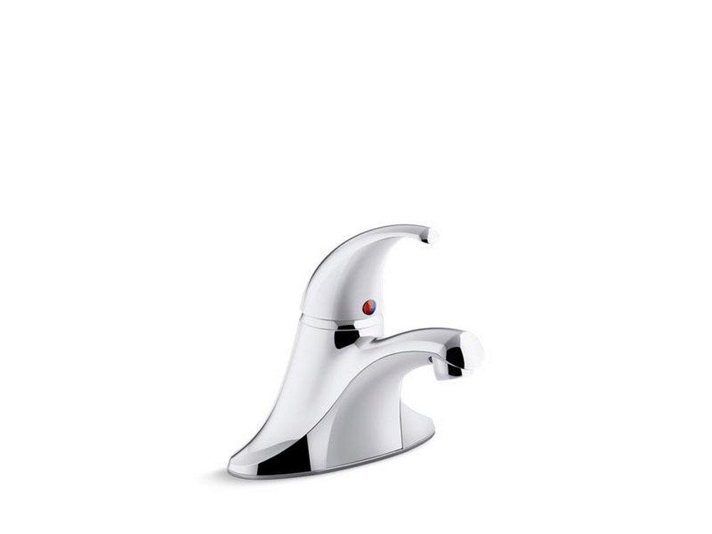 Bathroom Faucet - KOHLER CO - Single Handle Centerset Bathroom Sink Faucet in Polished Chrome